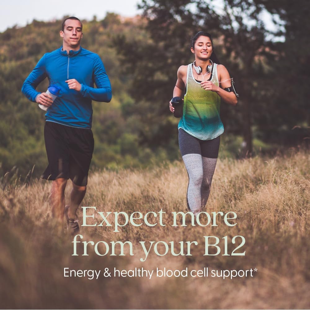 New Chapter Fermented Vitamin B12 1,000 mcg - USDA Organic, Vegan, Gluten-Free - 60 Tablets - görsel 2