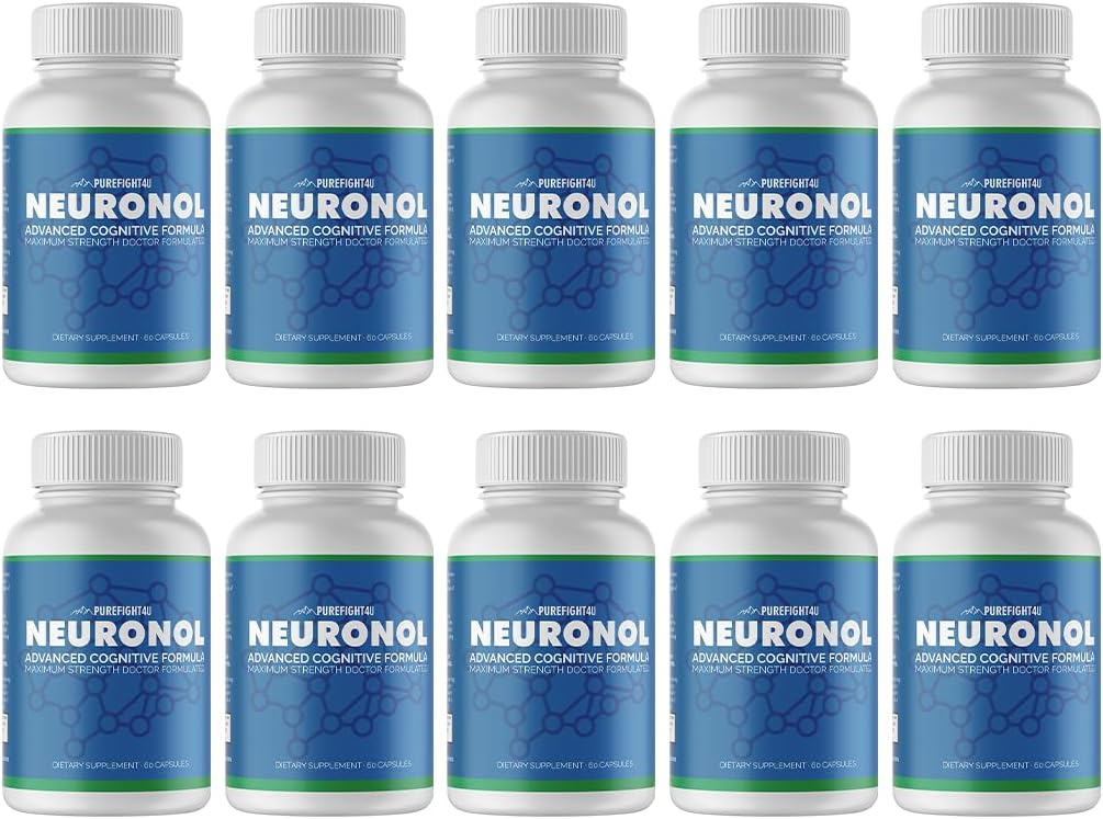 Neuronol Advanced Cognitive Formula, Supports Brain Function Food Supplement, Boost Cognitive Performance | 10 Bottles - görsel 1