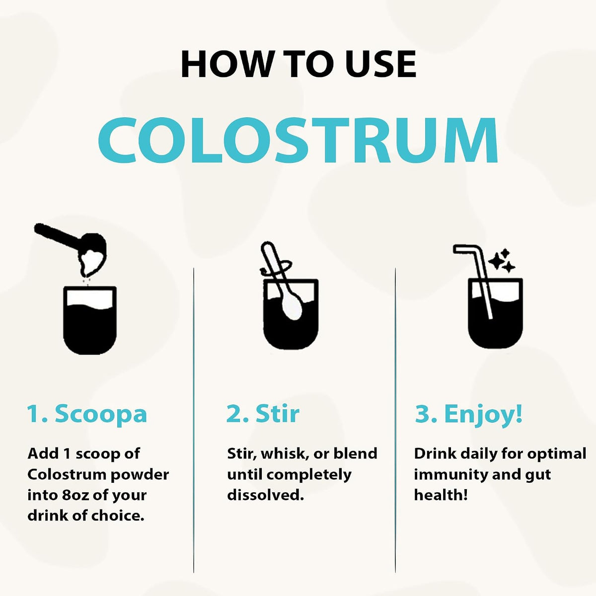 Nutragenis Colostrum Premium Powder - Grass-Fed Bovine Colostrum for Digestive Health, Immune Function and Recovery - görsel 3