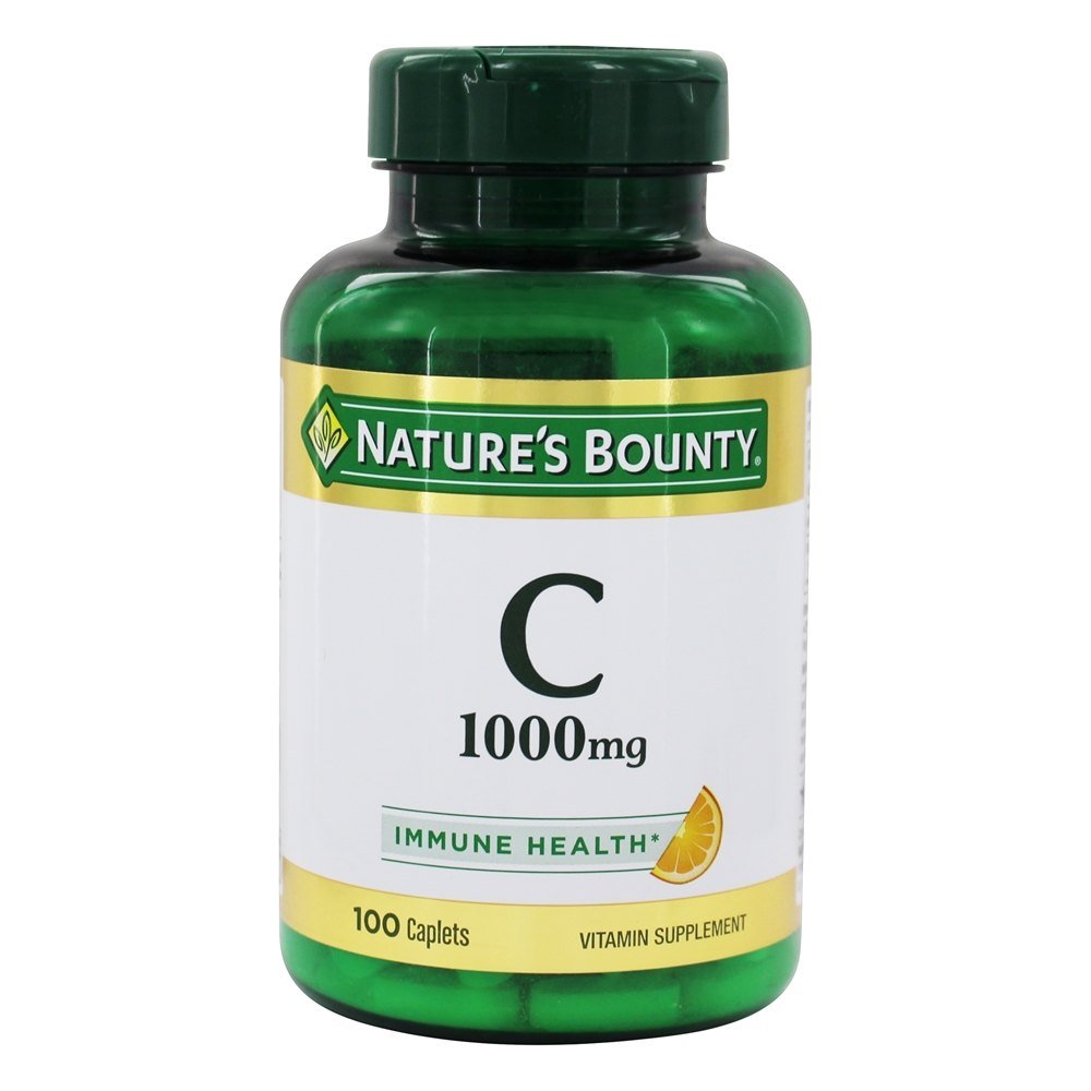 Nature's Bounty Vitamin C 1000 mg Immune Health Caplets, 100 Caplets - görsel 1