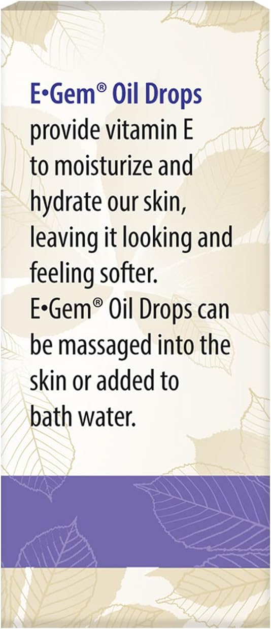 Carlson - E-Gem Oil Drops, 5000 IU Vitamin E, Moisturises & Nourishes Skin, Skin & Bath Oil, 15 ml (Pack of 1) - görsel 2