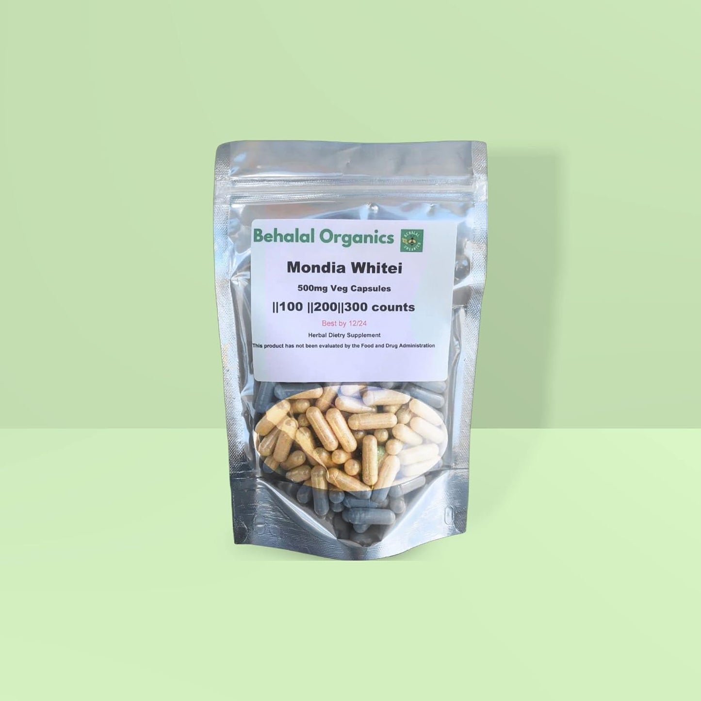 Mondia Whitei (Mulondo) Root Powder 500mg - 100 Vegetarian Capsules - görsel 4