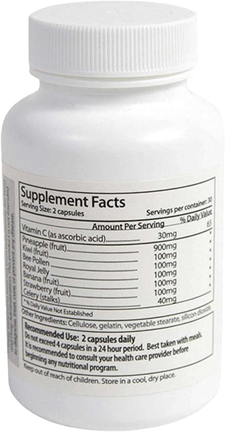 Semenhance - Fruit-Based Men's Formula with Pineapple & Vitamin C - 60 Capsules - görsel 2