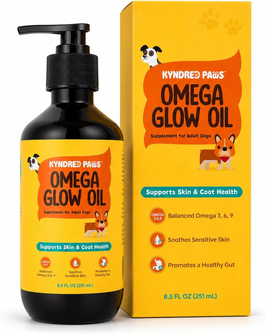 Kyndred Paws Omega-3-6-9 Oil for Dogs – Naturally Flavoured & No Fishy Odour – 473 ml - görsel 9