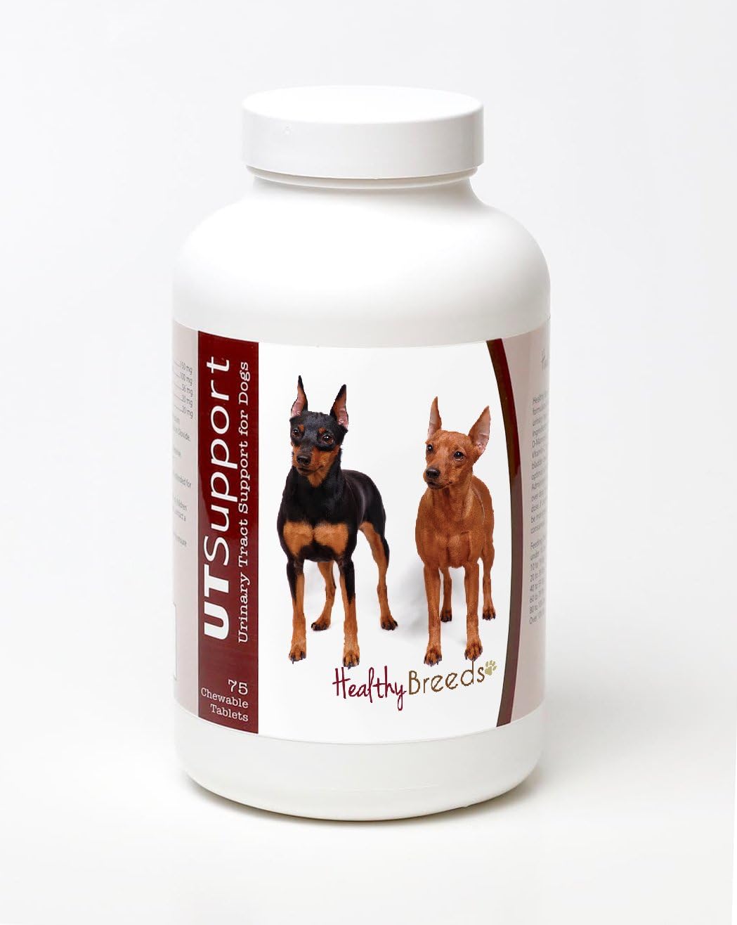 Healthy Breeds Miniature Pinscher Cranberry Chewables 75 Count - görsel 1