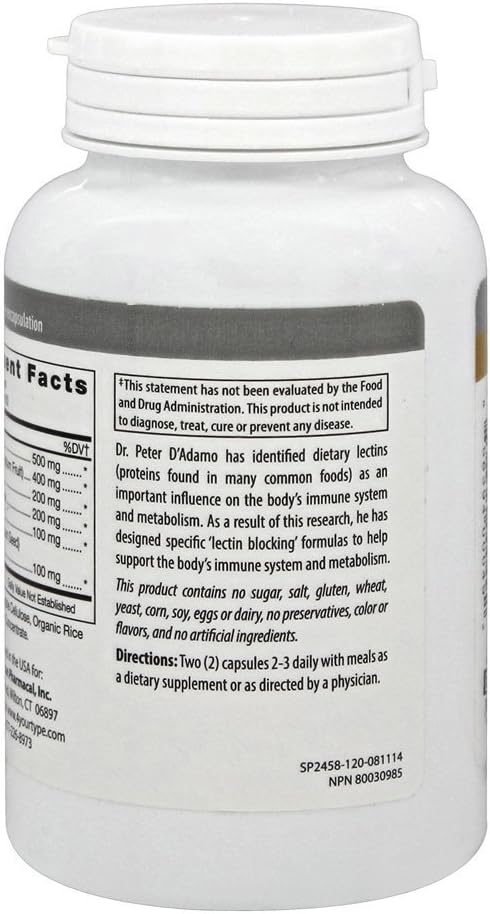 D'Adamo Personalised Nutrition Deflect B - B-Complex for Type B Individuals, 120 Capsules - görsel 3