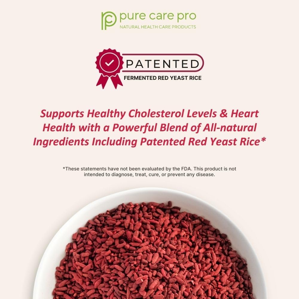 Pure Care Pro Synergistic Cholesterol Support Blend – 60 Vegetarian Capsules - görsel 2
