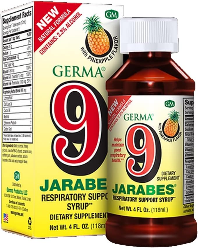 Germa 9 Jarabes – 118 ml - görsel 1