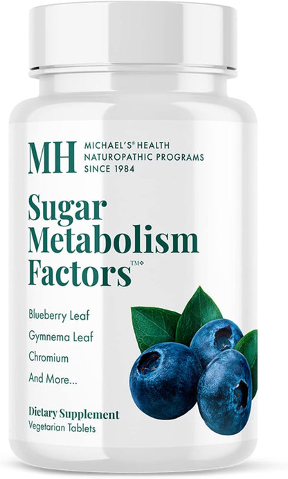 MICHAEL'S Health Naturopathic Programmes Sugar Metabolism Factors - 90 Vegetarian Tablets