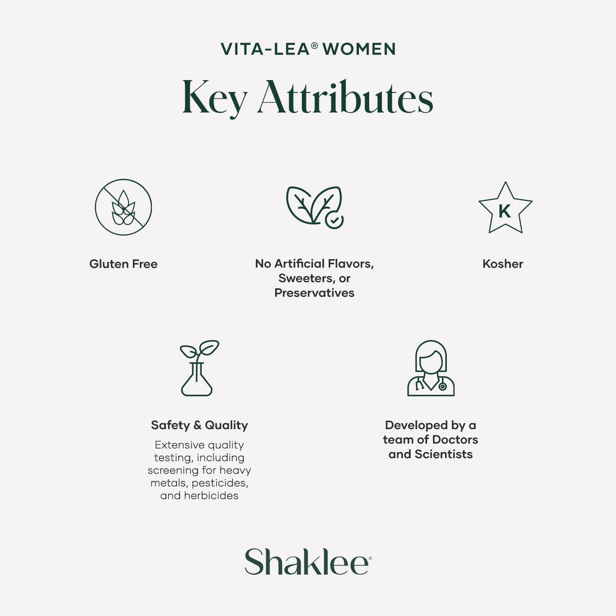 Shaklee Vita-Lea Women High-Potency Multivitamin & Multimineral – 240 Tablets - görsel 5