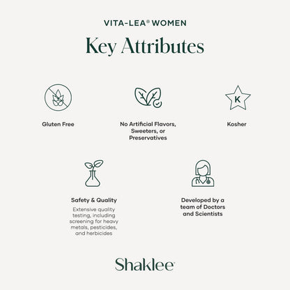 Shaklee Vita-Lea Women High-Potency Multivitamin & Multimineral – 240 Tablets