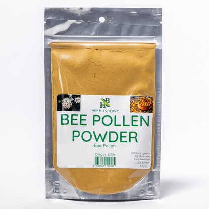Herb To Body Bee Pollen Powder – 113g, Natural Antioxidant Powder for Bee Pollen Smoothie, Baking and Creative Culinary Uses
