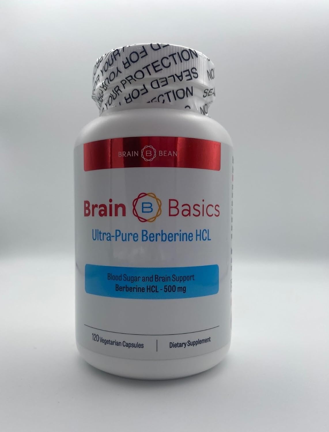Brain Bean Ultra-Pure Berberine HCL 500mg Supplement for Brain Health – 120 Vegan Capsules - görsel 3