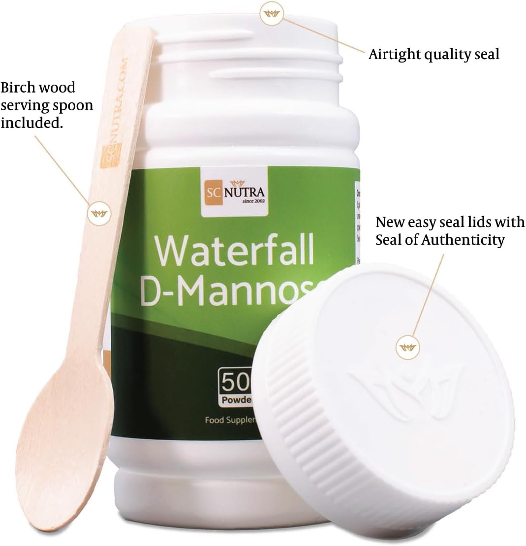Waterfall D-Mannose Powder - 100% Pure D-Mannose from Birch - 50g - görsel 4