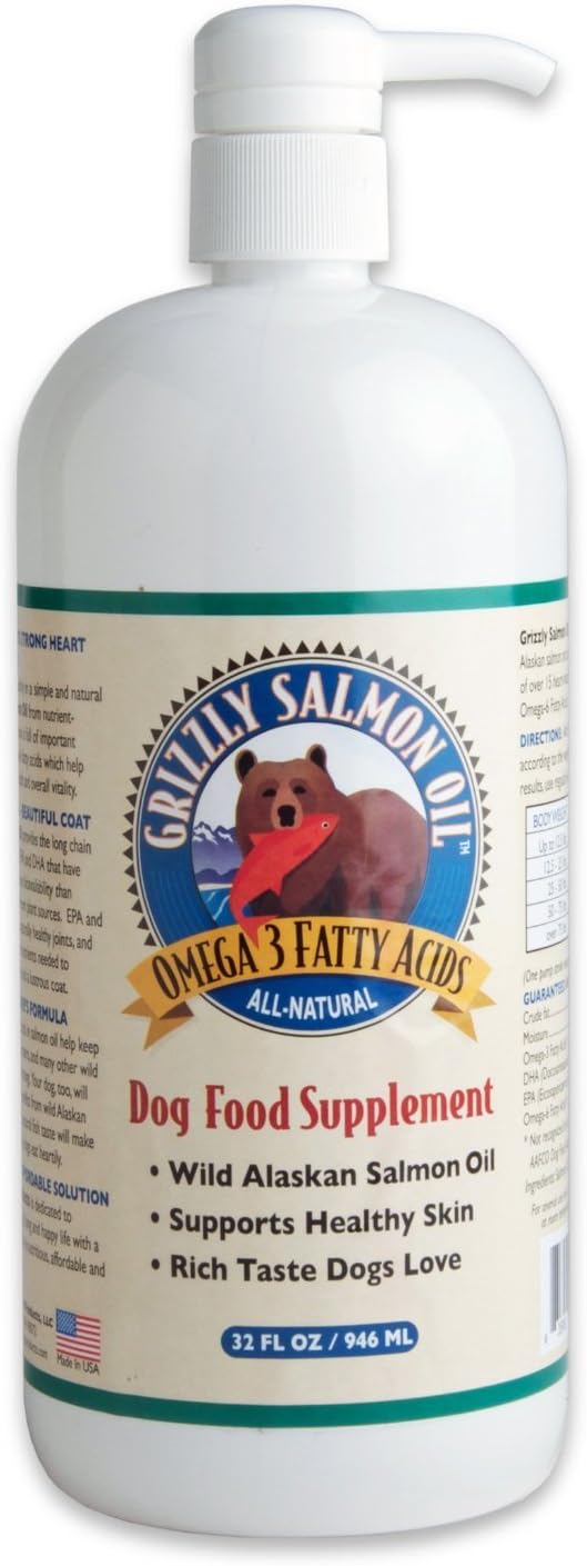Grizzly Salmon Oil 32oz - görsel 1