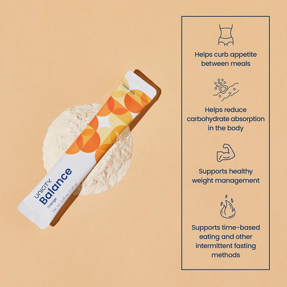 UNICITY Feel Great System Natural – Balance Natural Orange & UNIMATE Lemon Ginger (30-Day Supply) - görsel 4