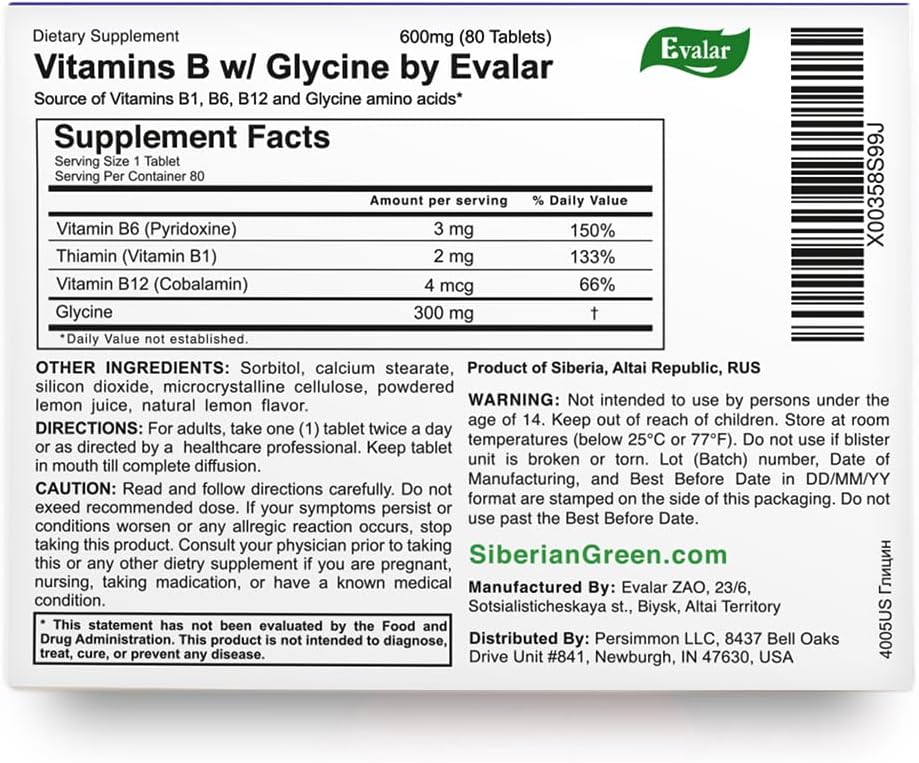 Glycine Forte – 60 Tablets - görsel 4