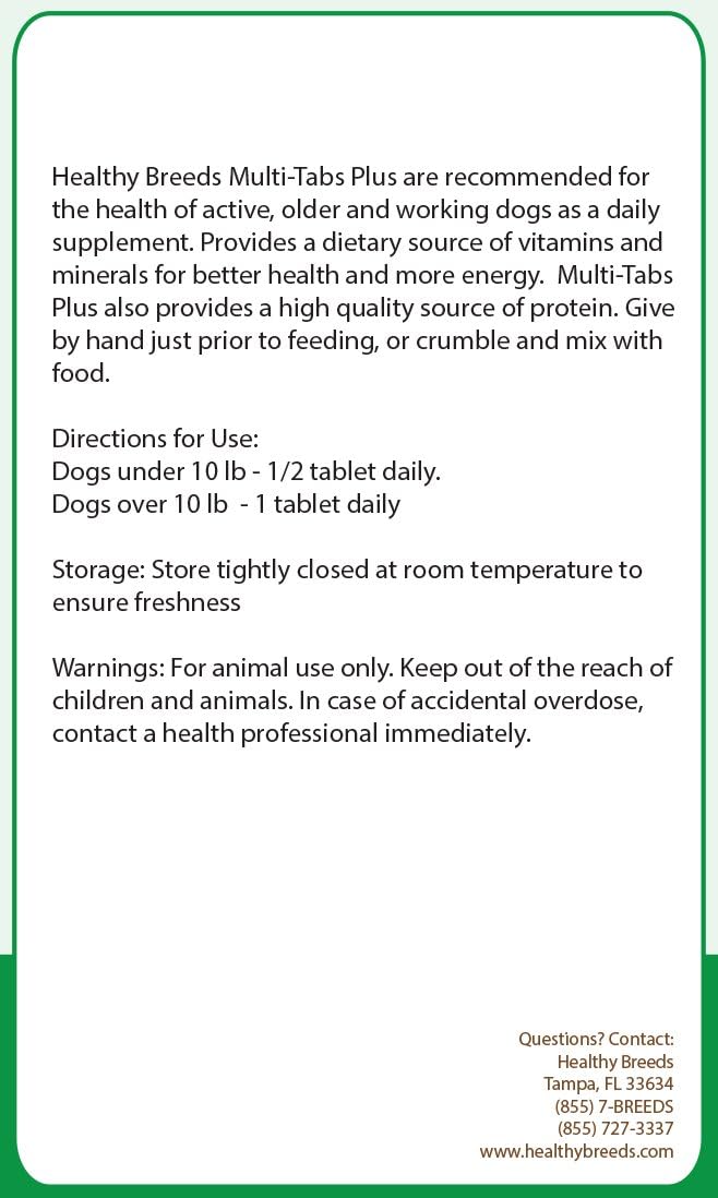 Healthy Breeds Chow Chow Multi-Tabs Plus Chewable Tablets (365 Count) - görsel 2