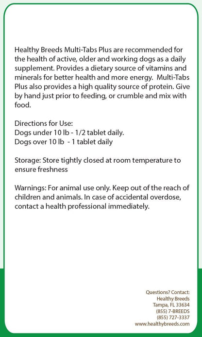Healthy Breeds Chow Chow Multi-Tabs Plus Chewable Tablets (365 Count)