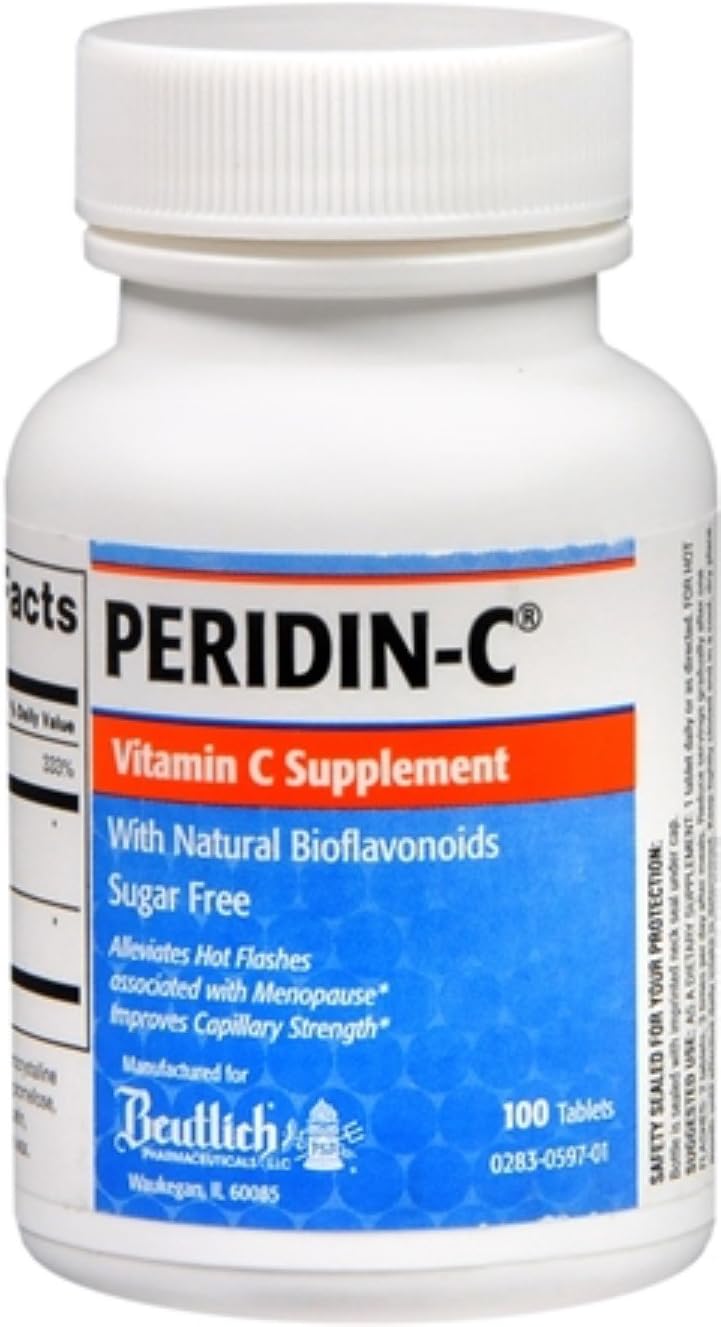 Peridin-C Vitamin C Tablets 100 Tablets (Pack of 2) - görsel 1