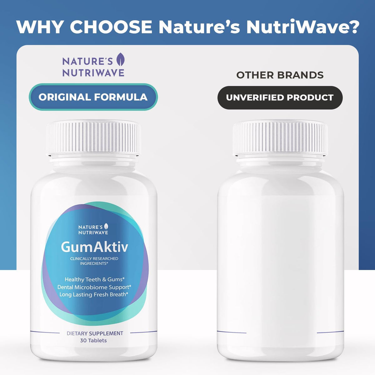 GumAktiv – 3.5 Billion Probiotic Tablets – 60 Tablets, 1 Month Supply - görsel 4