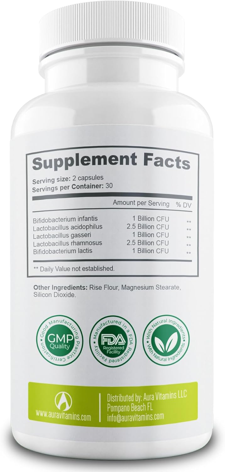 Natural Probiotic Capsules, 60 Count - görsel 8