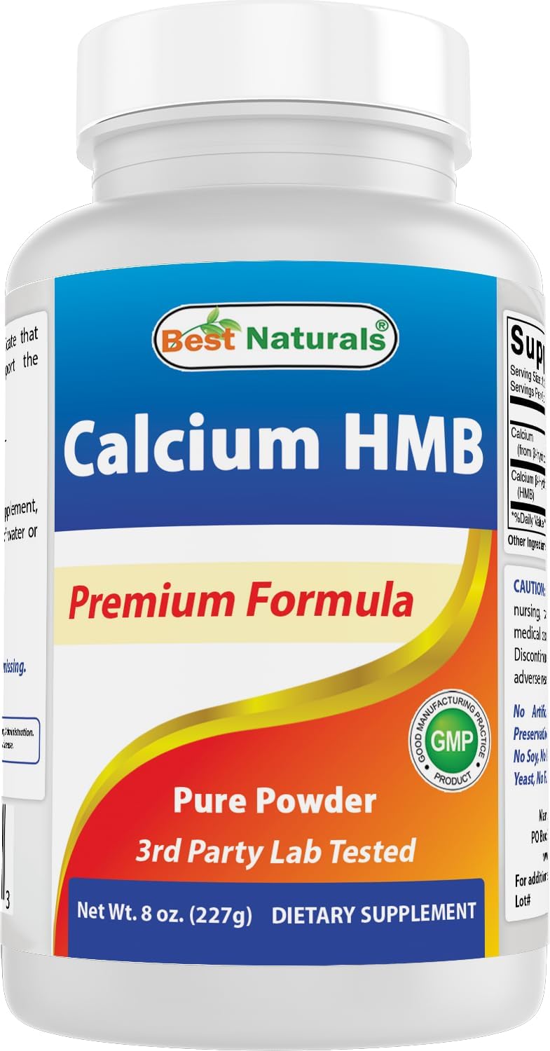 Best Naturals HMB (Beta-Hydroxy Beta-Methylbutyrate) Pure Powder 227g - görsel 1
