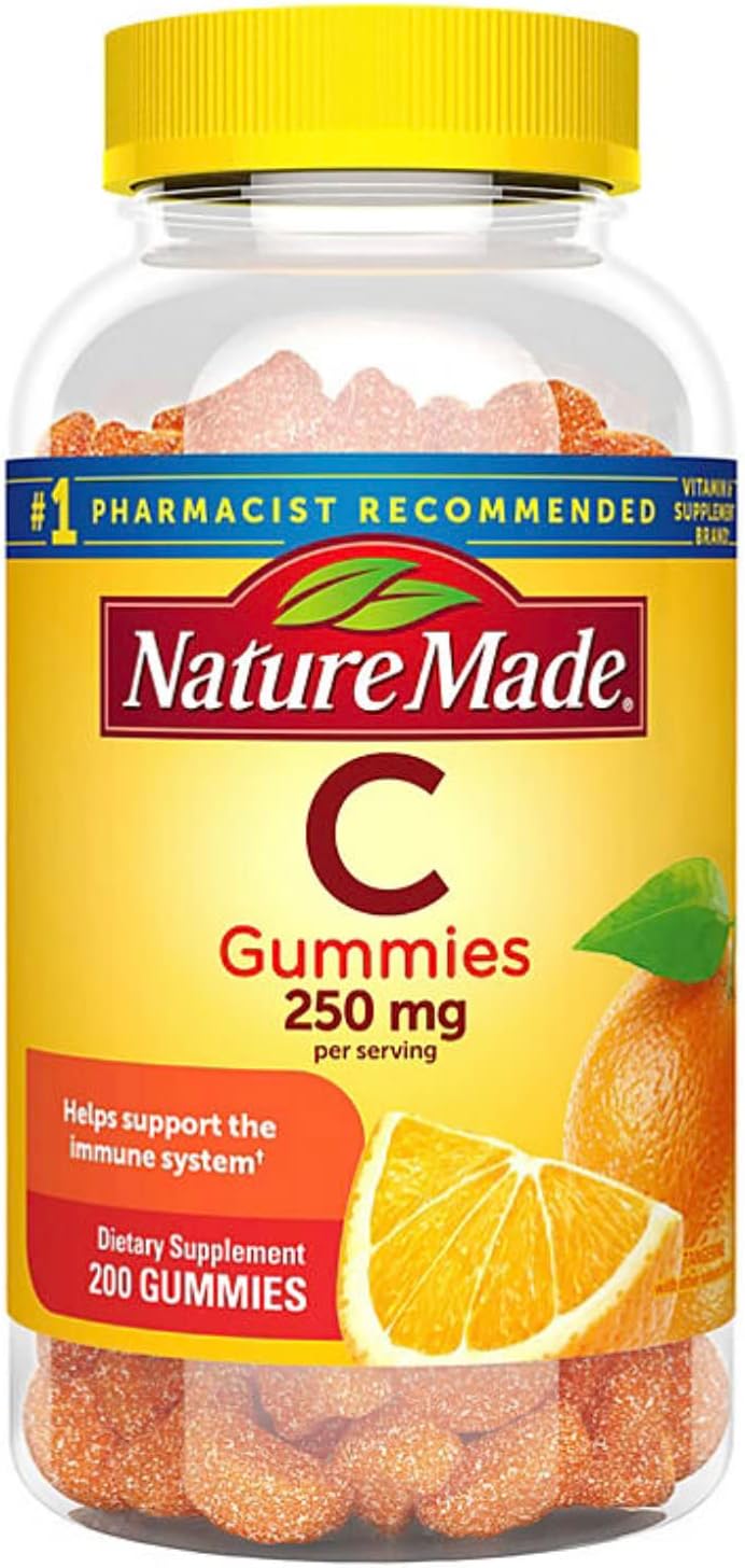 Nature Made Vitamin C Gummies – 250 mg per Serving, 80 Count (40-Day Supply) - görsel 9
