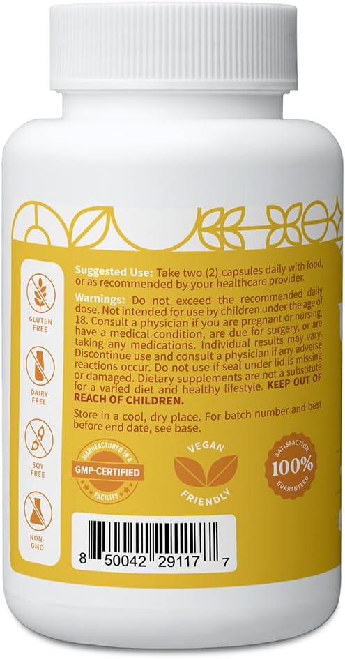 Pattern Wellness Uric Acid Support Supplement – Herbal Formula for Uric Acid Balance & Joint Wellness – 60 Veggie Capsules - görsel 2