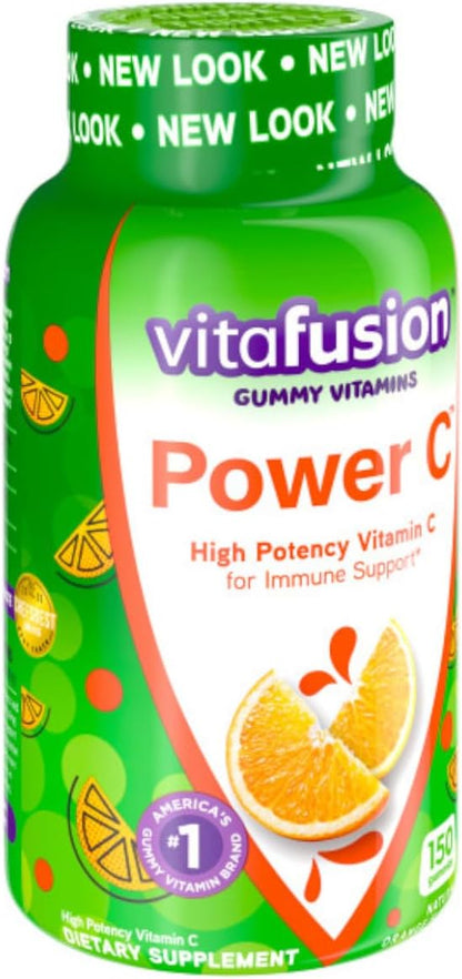 Vitafusion Power C Gummy Vitamins for Adults, 150 Gummies