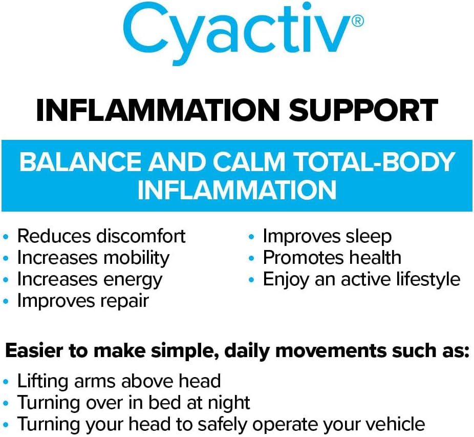 Cerule Cyactiv Natural Inflammation Support – Whole Body Balance & Cellular Defence – 60 Capsules - görsel 5
