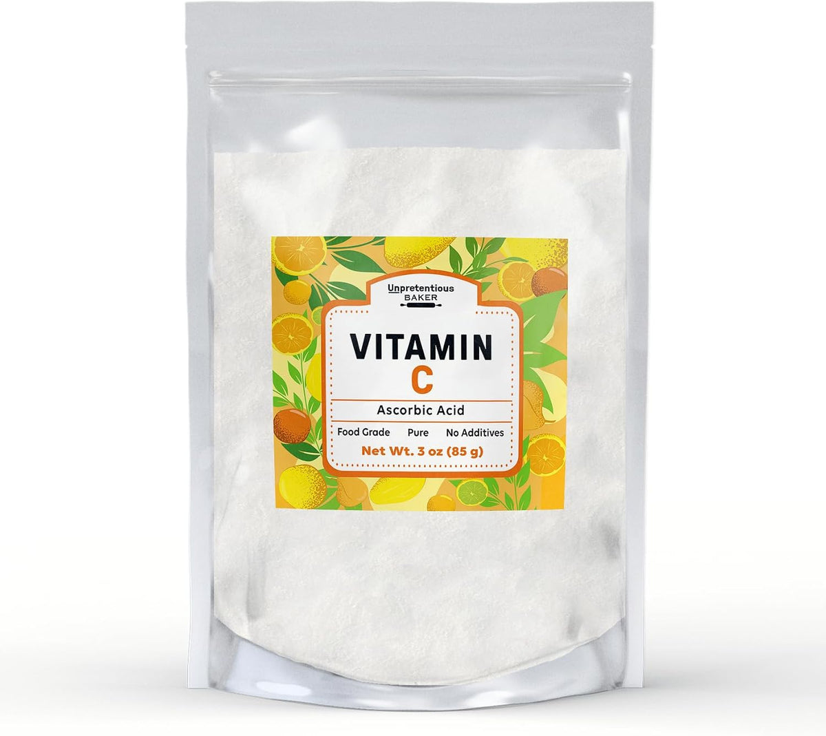 Unpretentious Vitamin C Powder - Bakers' Ascorbic Acid, Resealable Bag (454g) - görsel 4
