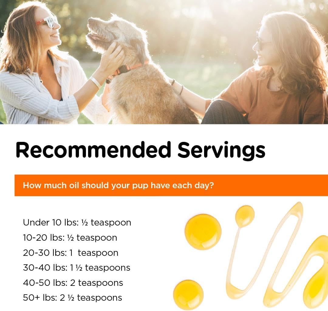 Nutri-Vet Fish Oil Supplement for Dogs, Skin and Coat Health, Menhaden Formula, 16 oz (473 ml) - görsel 5