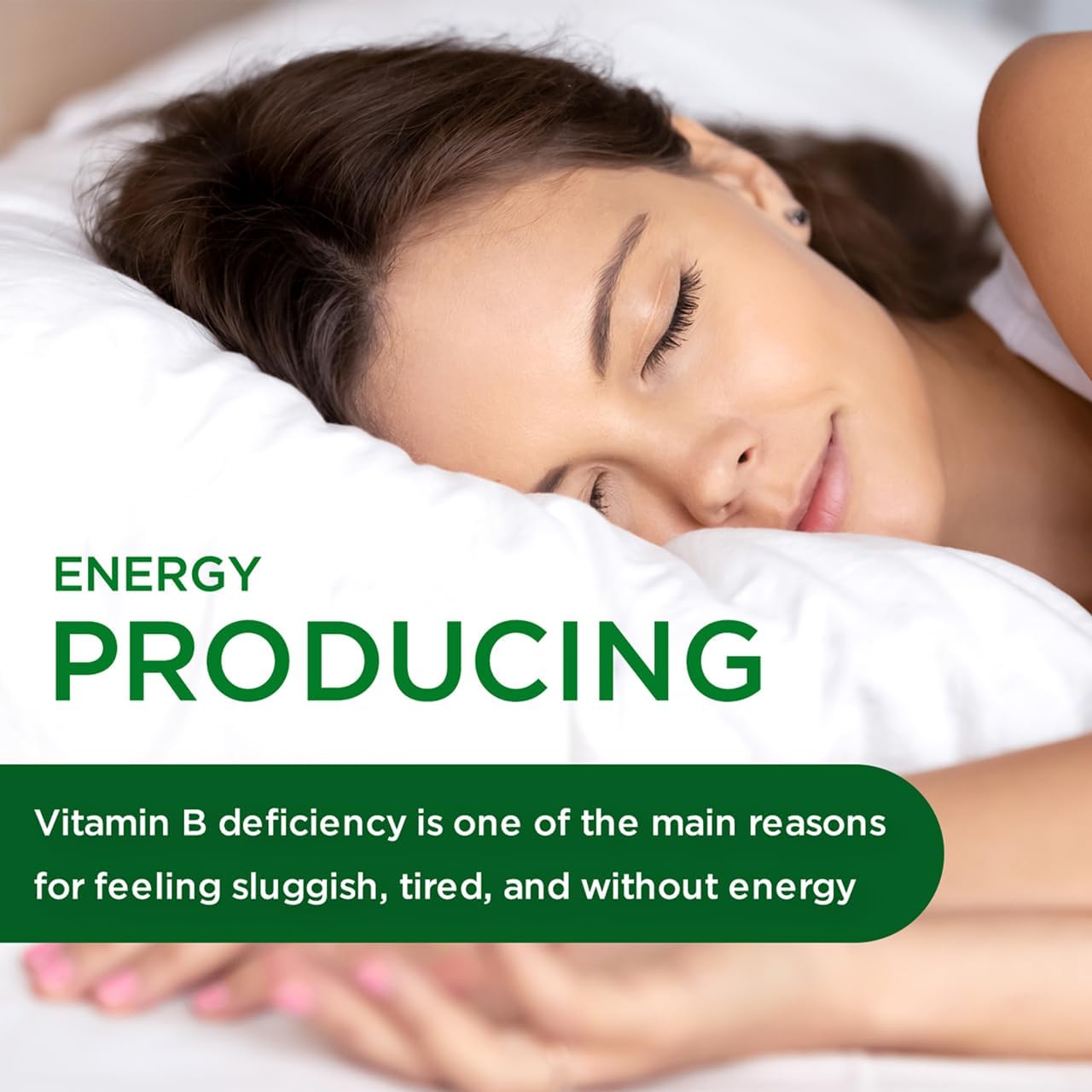 EMERALD LABS B-Healthy - Vegan Vitamin B Complex with Methylated Folic Acid - 60 Vegetable Capsules - görsel 3