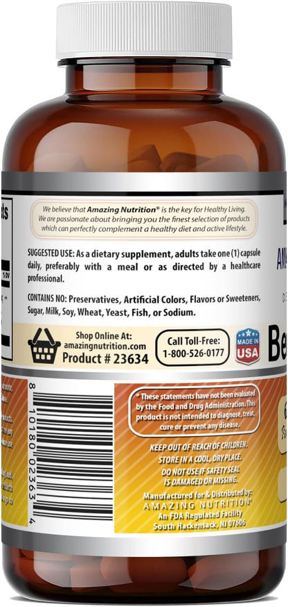 Amazing Formulae Bee Propolis Supplement – 600mg, 120 Capsules
