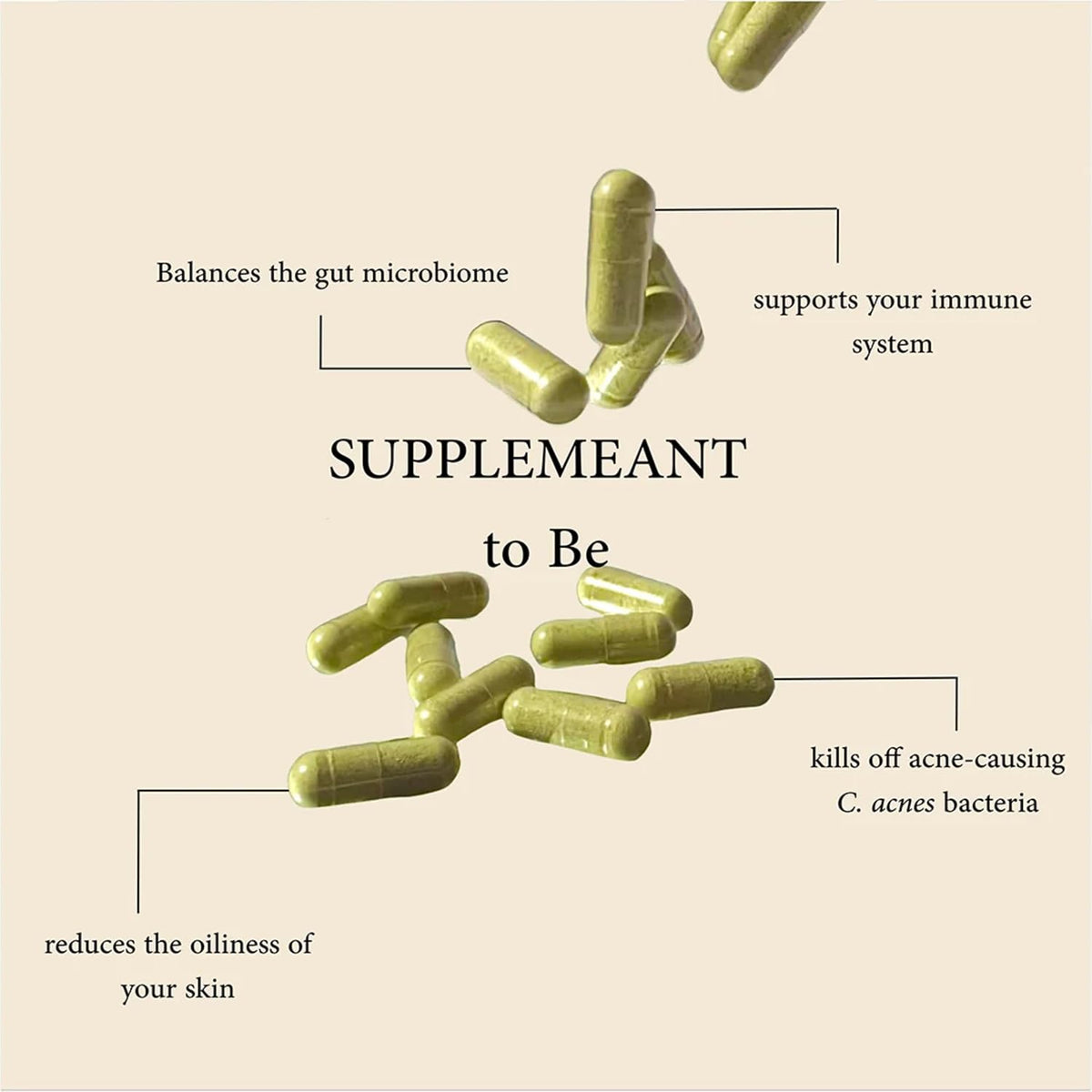 Dermala Acne Supplement with Probiotics, Prebiotics and Zinc - görsel 6