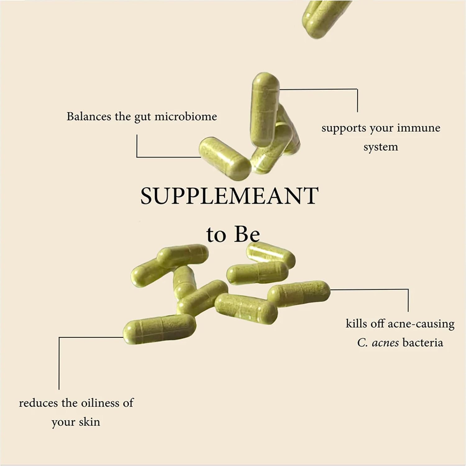 Dermala Acne Supplement with Probiotics, Prebiotics and Zinc - görsel 6