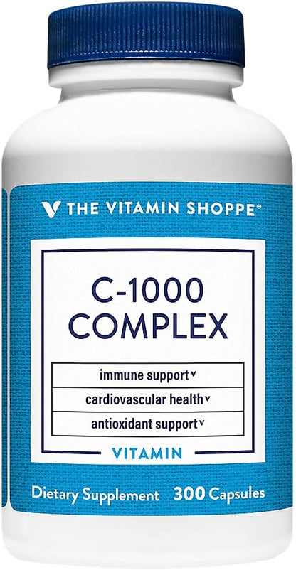 The Vitamin Shoppe C-1000 Complex 1,000mg, Antioxidant Support, 300 Capsules