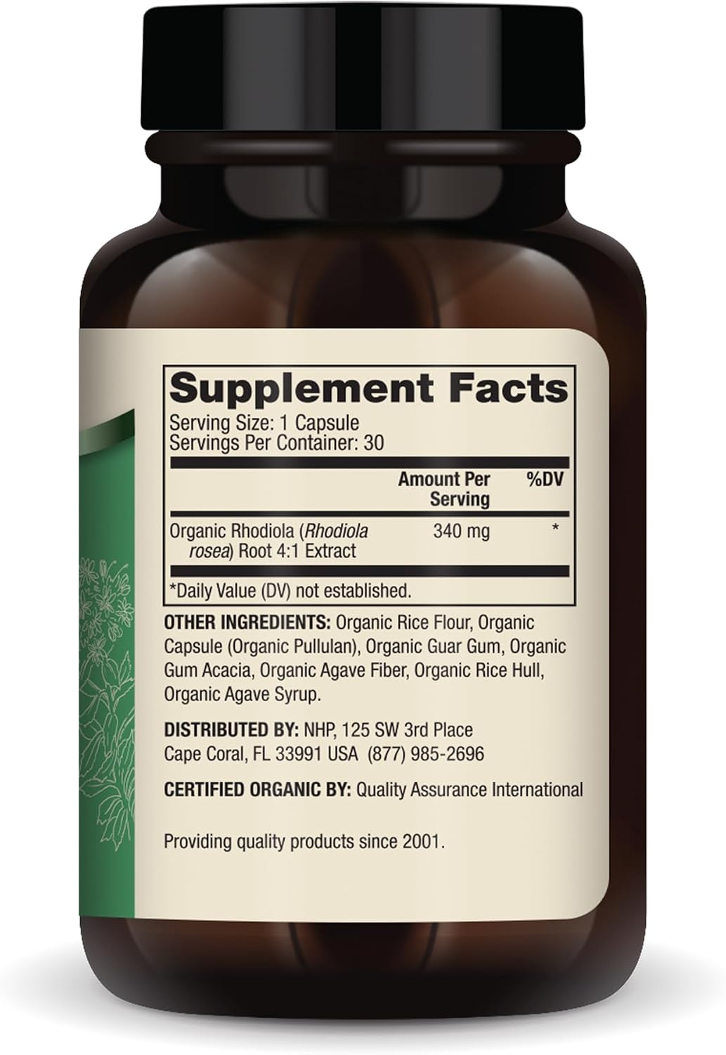 Dr. Mercola Organic Rhodiola Extract - Supports Normal Energy Metabolism & Cognitive Function - 30 Capsules - görsel 2