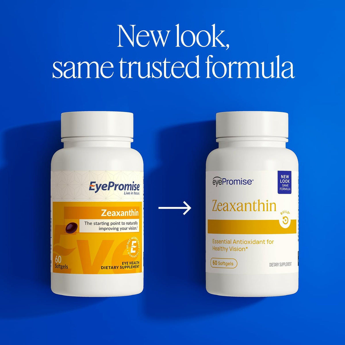 EyePromise Zeaxanthin Eye Health Supplements - 60 Soft gel capsules, 60-Day Supply - görsel 2