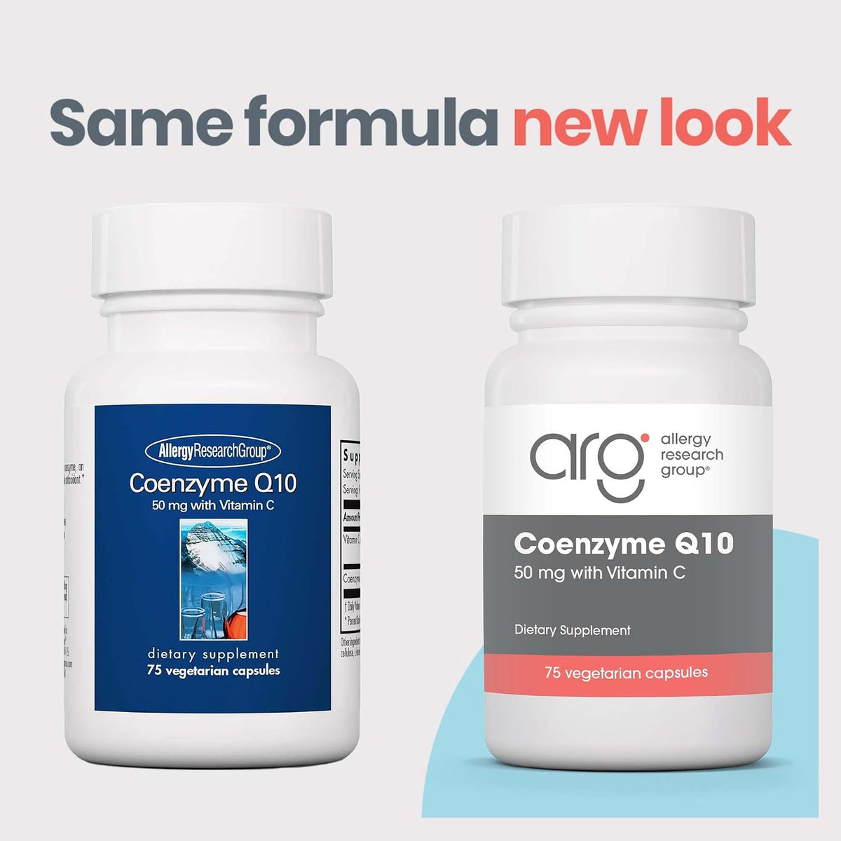 Allergy Research Group Coenzyme Q10 with Vitamin C – 50mg, 75 Vegetarian Capsules - görsel 2