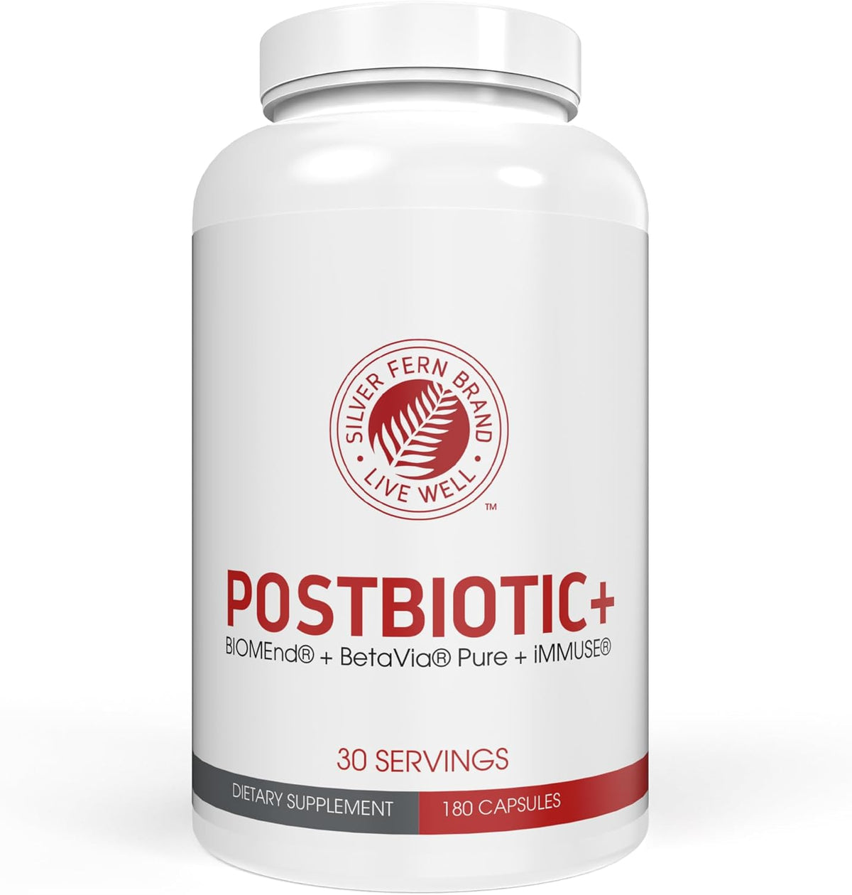 Silver Fern Brand Postbiotic+ Strawberry Lemonade Powder – Postbiotic Supplement with BIOMend™, BetaVia™, and Immuse® – Supports Digestive System and Overall Wellbeing – 30 Stick Packs - görsel 7