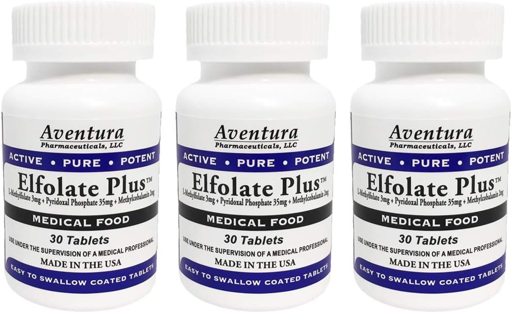 ELFOLATE Plus® L-Methylfolate 3mg – 3 Pack (90 Tablets) - görsel 1