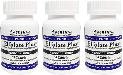 ELFOLATE Plus® L-Methylfolate 3mg – 3 Pack (90 Tablets)