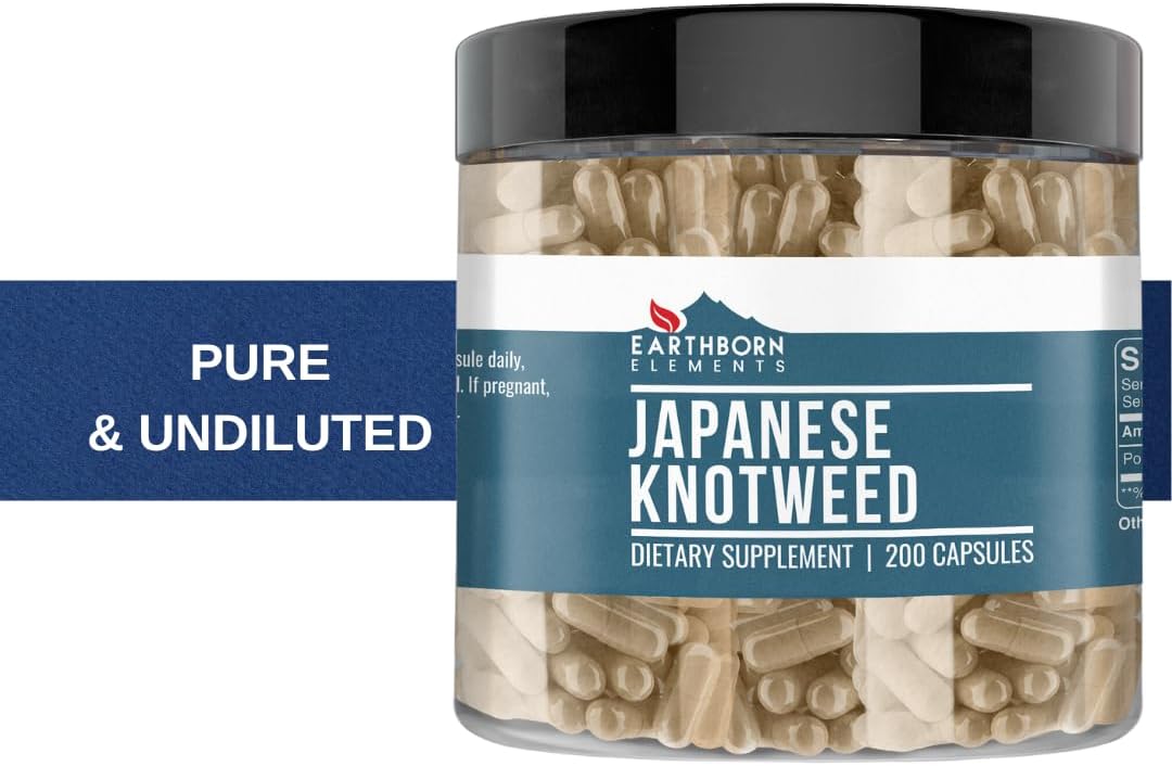 Earthborn Elements Japanese Knotweed Extract 200 Capsules - görsel 5