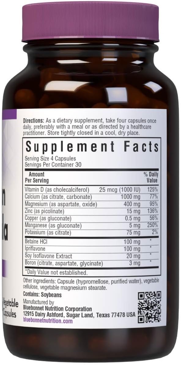 Bluebonnet Super Boron Bone Formula - 120 Vegetarian Capsules - görsel 2