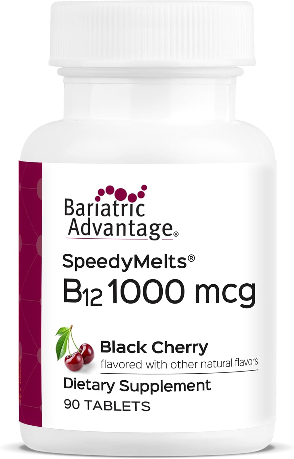 Bariatric Advantage SpeedyMelts B12 1000 mcg - Fast-Dissolving with 200 mcg Folic Acid - Peppermint Flavour - 90 Count - görsel 8