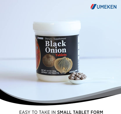 Umeken Black Onion - Fermented Concentrate with Quercetin, Antioxidant Food Supplement, 1333 Tablets (2 Pack)