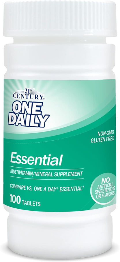 21st Century One Daily Essential Tablets, 100 Tablets