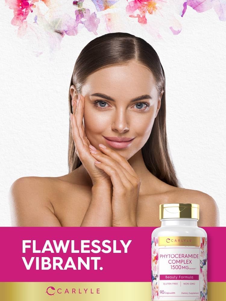 Carlyle Phytoceramide Supplement with Organic Sweet Potato – 90 Capsules – Beauty Formula Complex - görsel 6